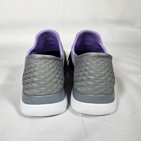 Skechers Slip-Ins Summits Dazzling Haze Gray Sneakers Women's Size 10 Vegan - Picture 2 of 11